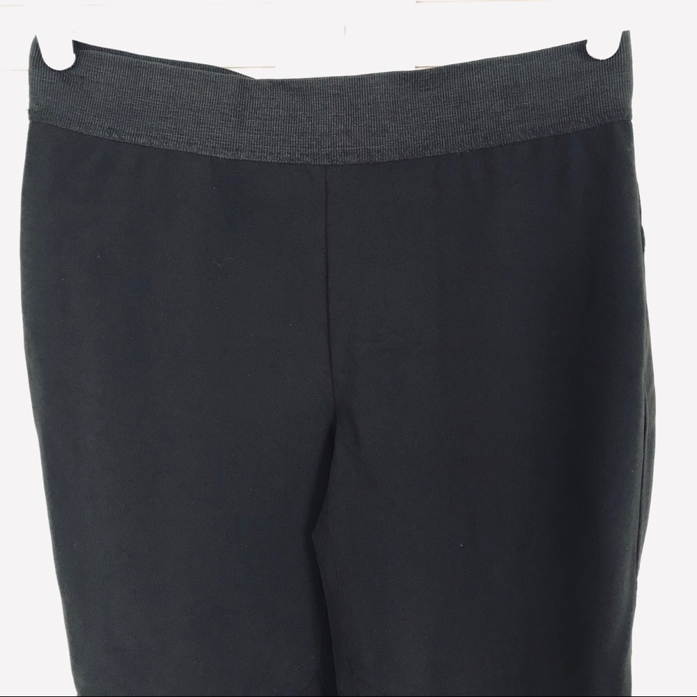 Ann Taylor Black Elastic Waist Stretch Pants Sz 2